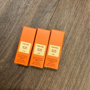 Tom Ford Bitter Peach Perfume Trio in Vibrant Orange